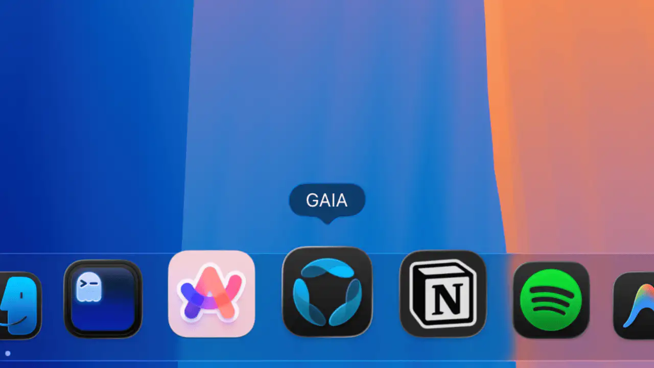 GAIA Desktop App webp